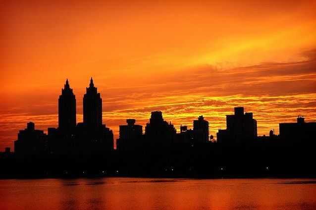 Sunset on Upper West Side by vegetablepredator on Flickr
